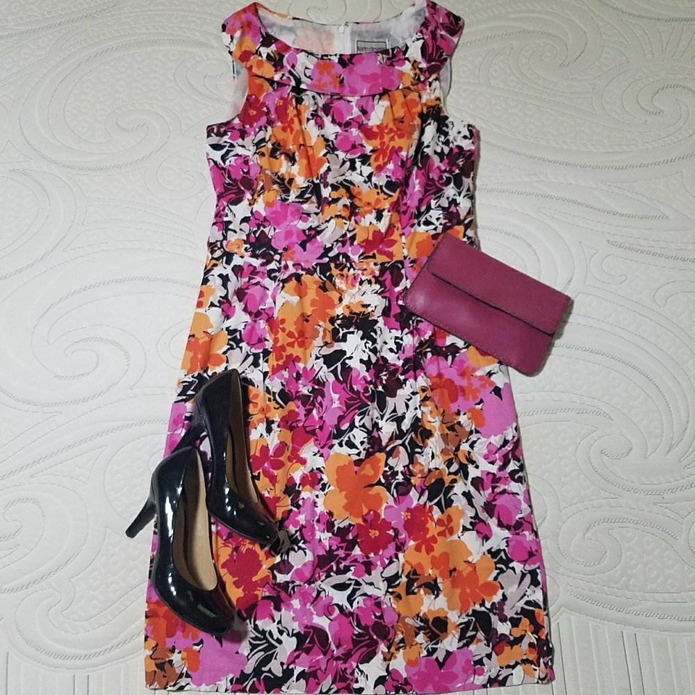 Funky Floral Print Dress